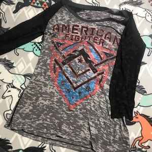 American fighter shirt